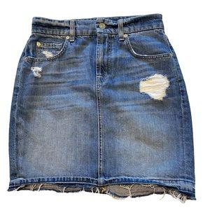 Denim Mini Skirt